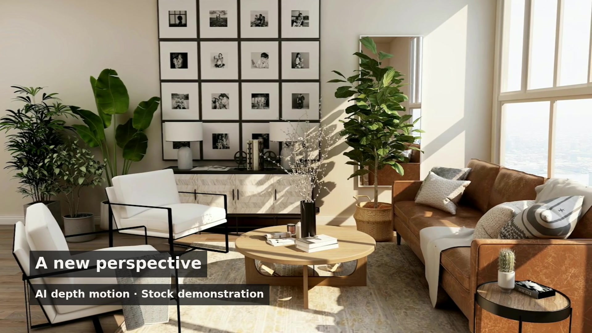 Frame from an AI depth listing video in 16:9